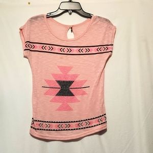 Southwest design embellished tee